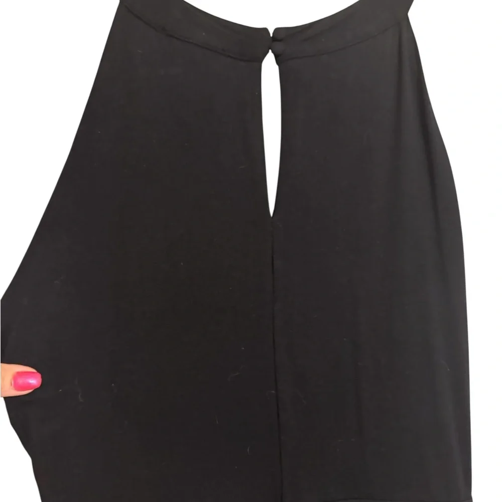Roz & Ali Sleeveless SPRING/SUMMER Black Maxi Dress  1X     #CL - Picture 7 of 11